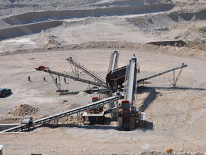时产350-400吨迭岩石破碎机制砂机
